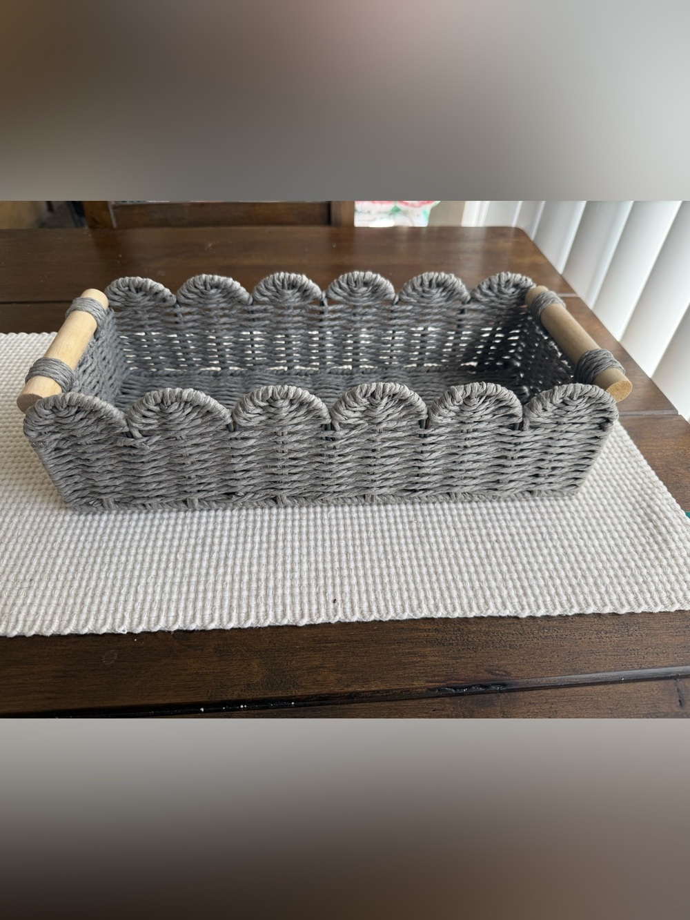 Woven Rope Storage Basket